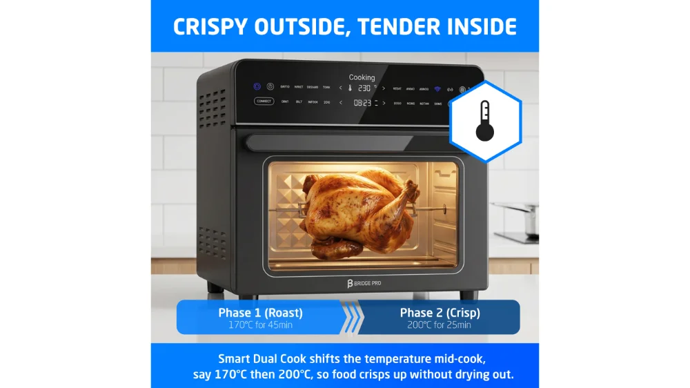 Bridge Pro wifi air fryer oven